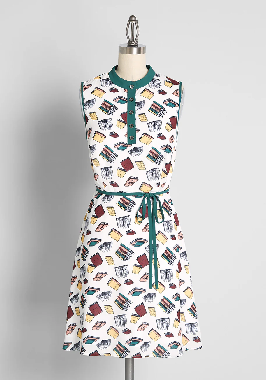 Field Questions A-Line Dress - Olabens