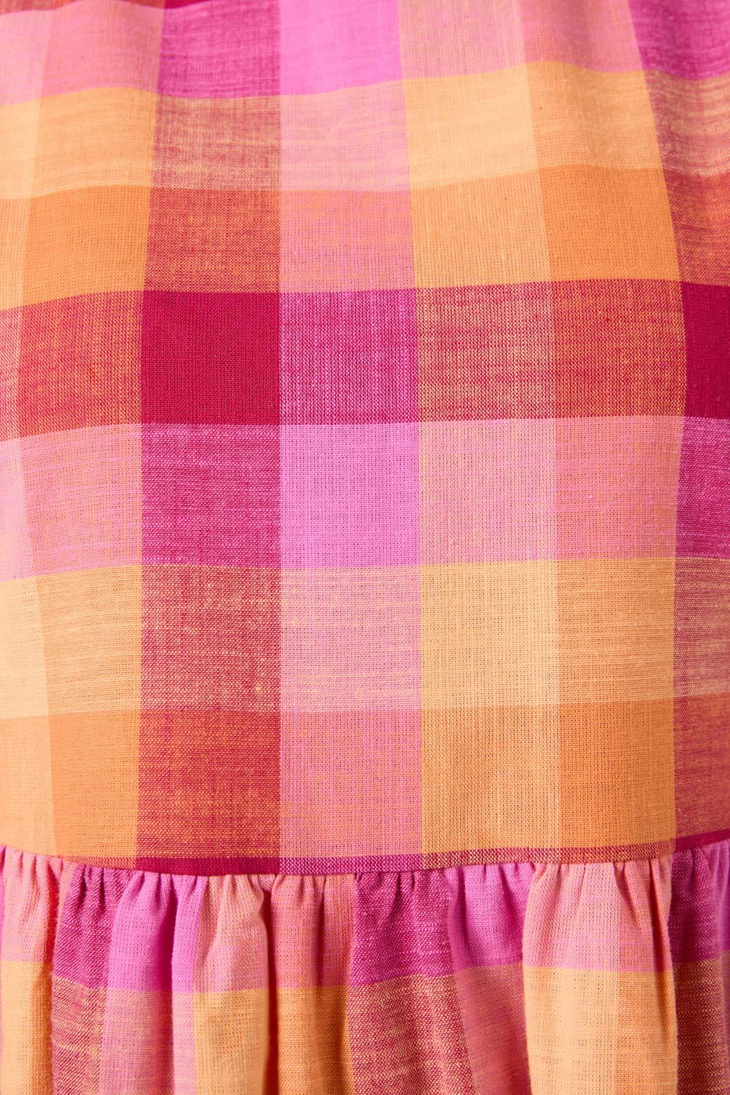 Maxine Check Smock Dress - Olabens