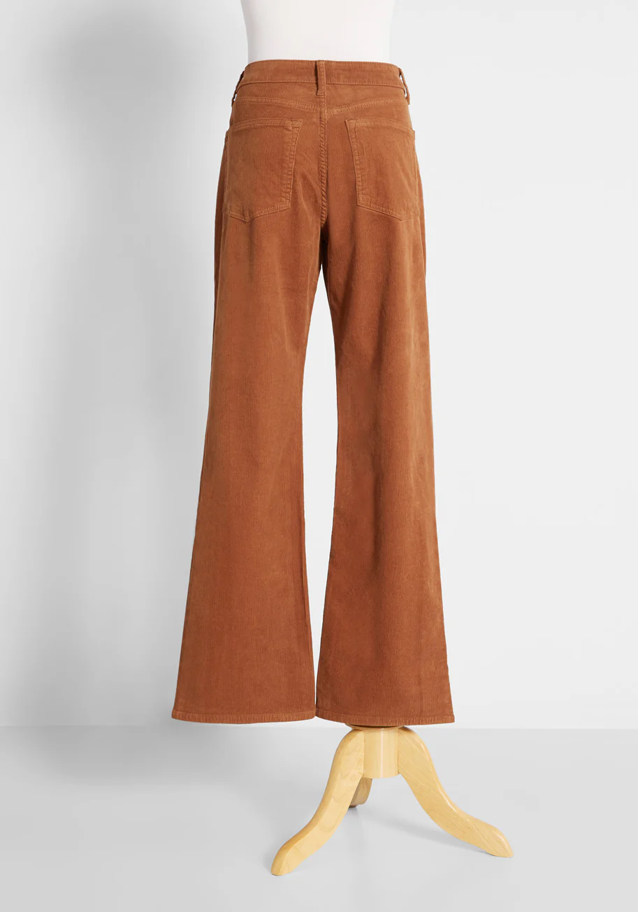 Can You Dig It Corduroy Flare Pants - Olabens