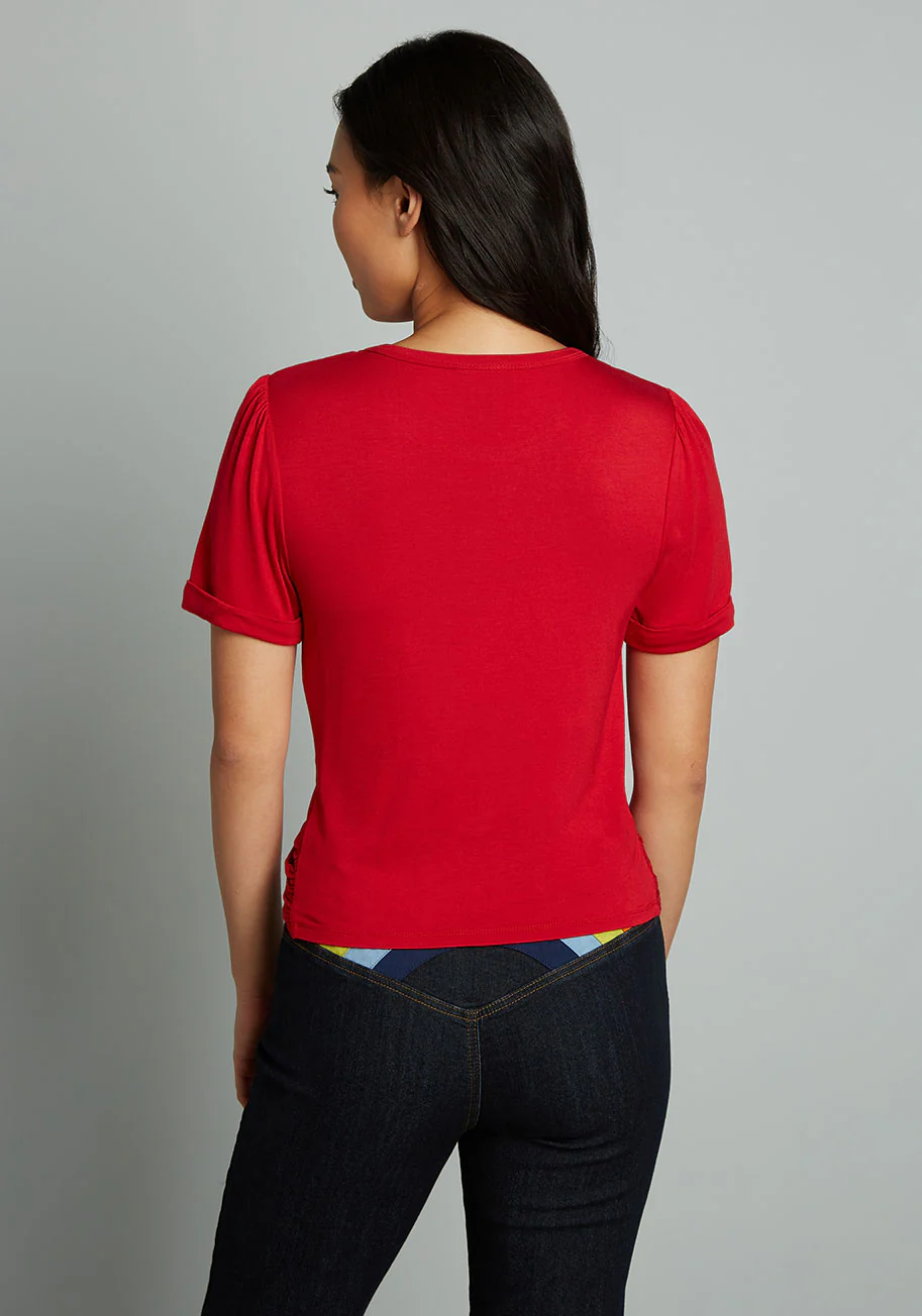 A Twist of Fun Knit Top - Olabens