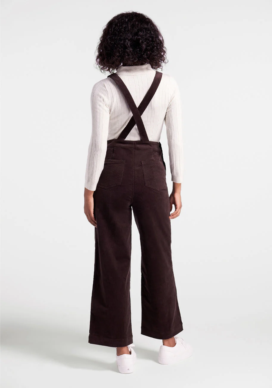 Mushroom Alley Corduroy Overalls - Olabens