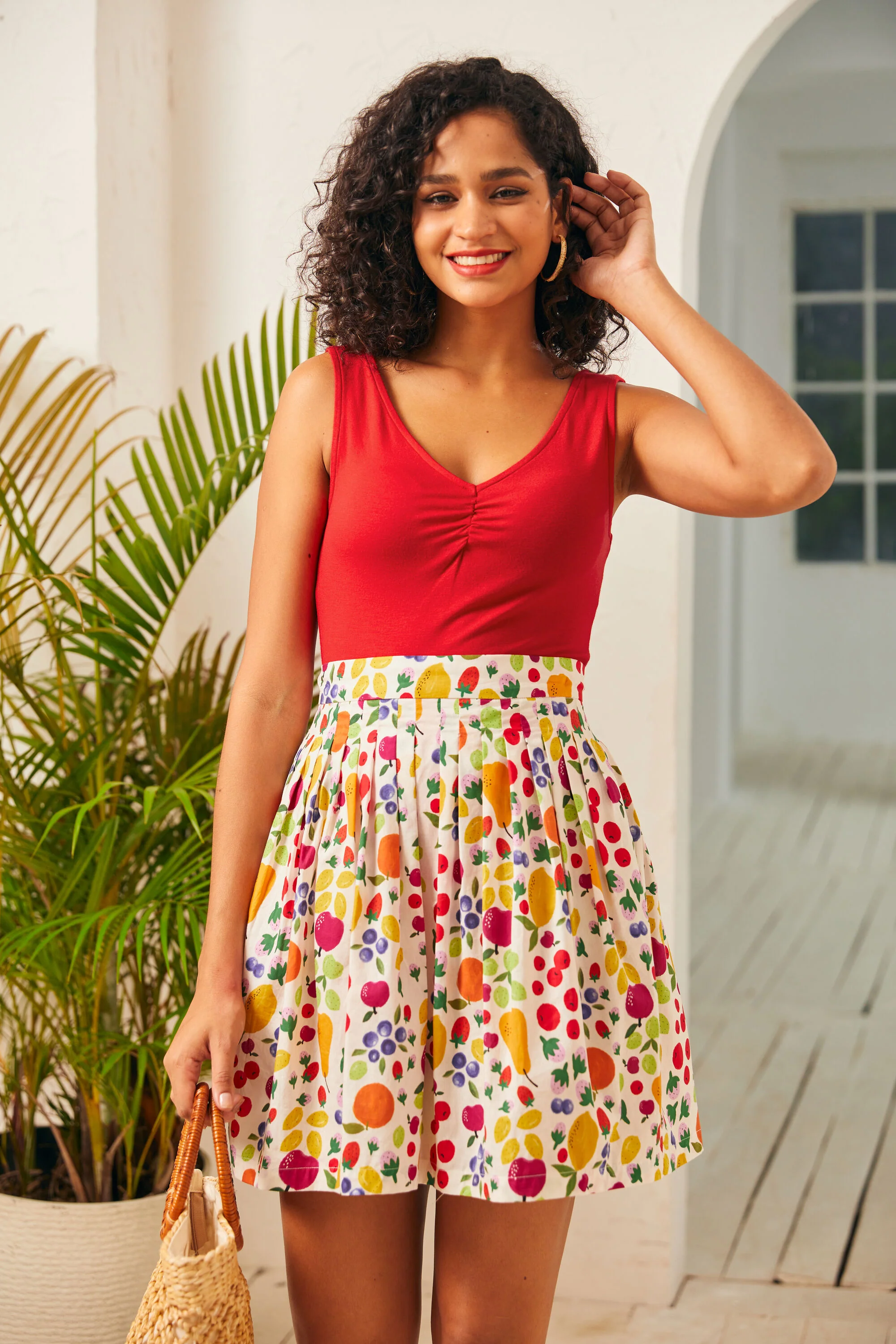 Gathered 'Round Tank Top - Olabens