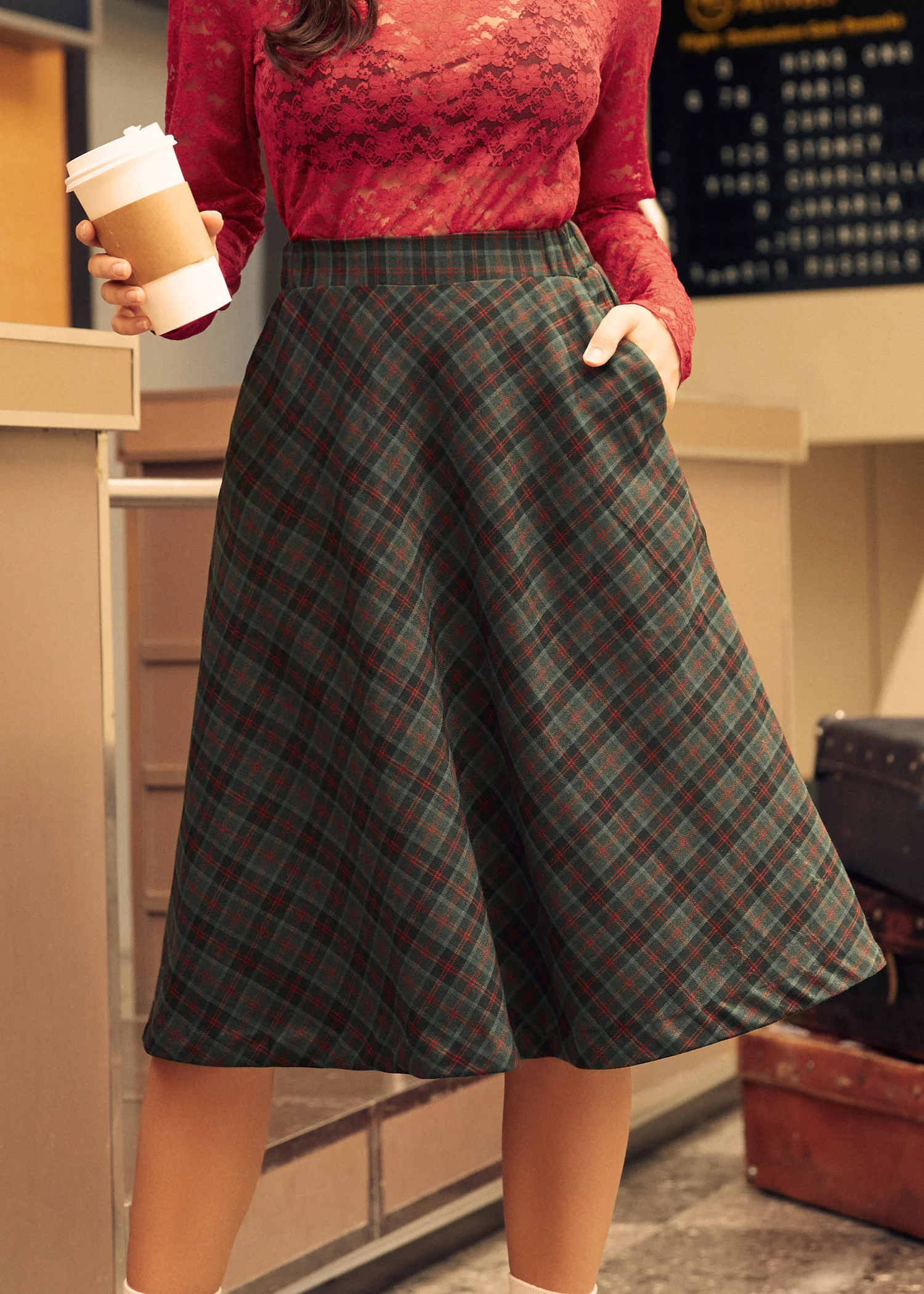 Golden Hour Gal Midi Skirt - Olabens