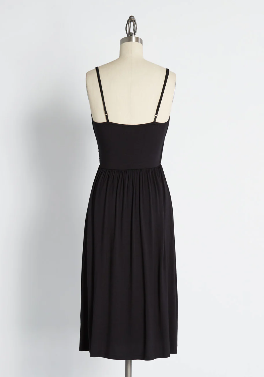 Surplice And Demand Midi Dress - Olabens
