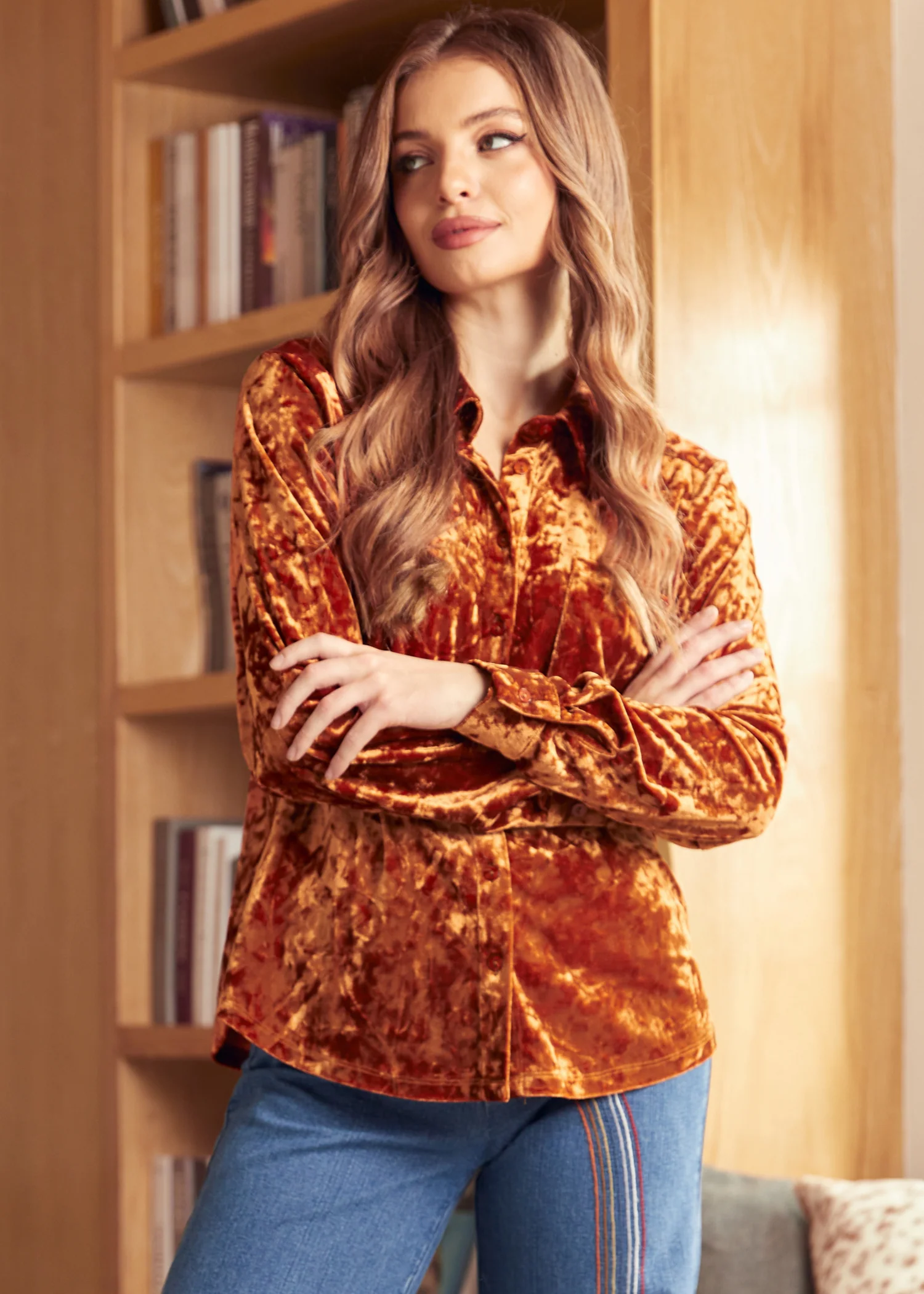 Reveling in the Retro Button Down Shirt - Olabens