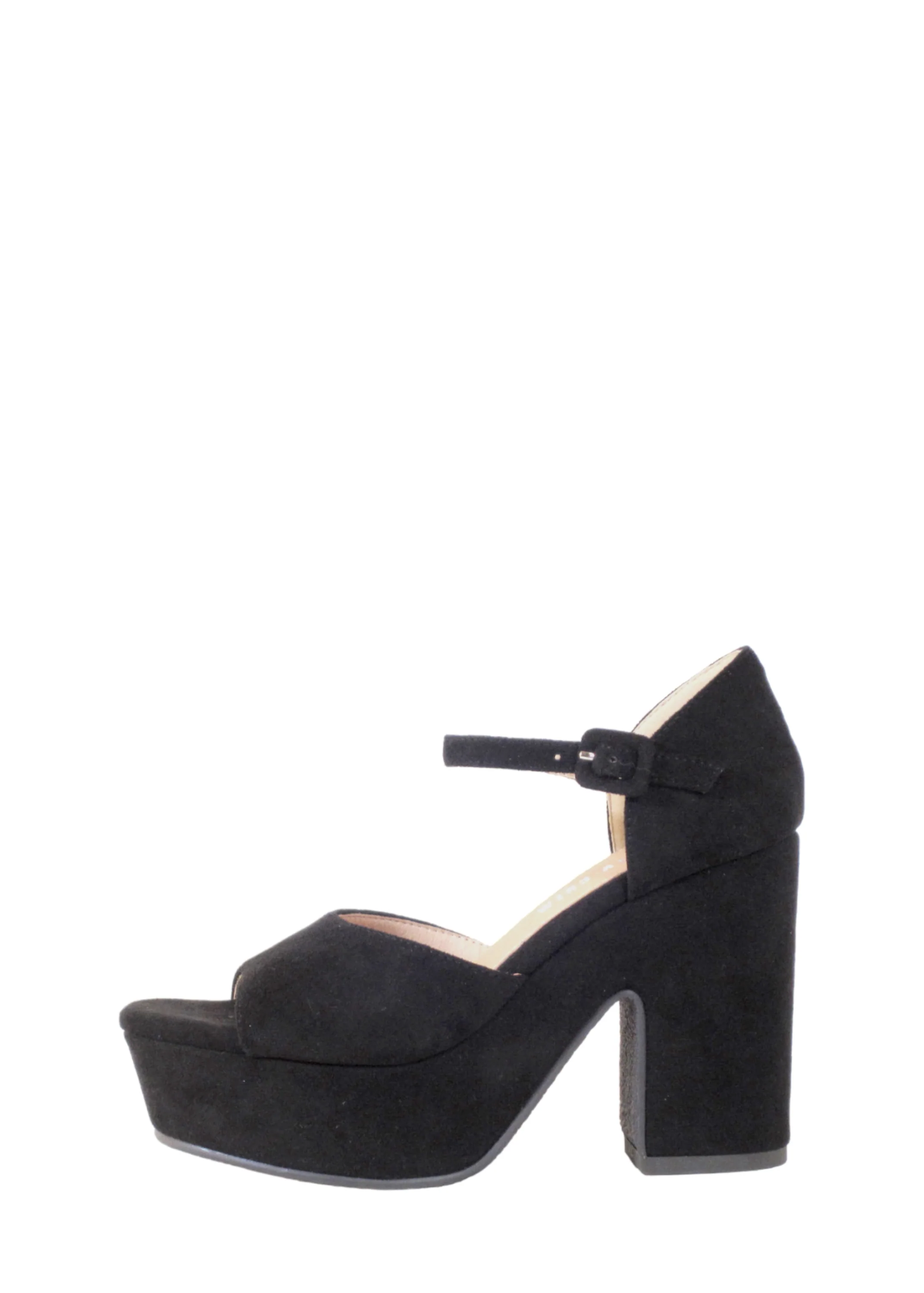 Quill Suede Platform Heels - Olabens