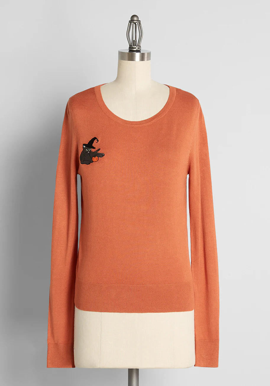 Isnyt x Collectif Practicing Witch Cat Sweater - Olabens