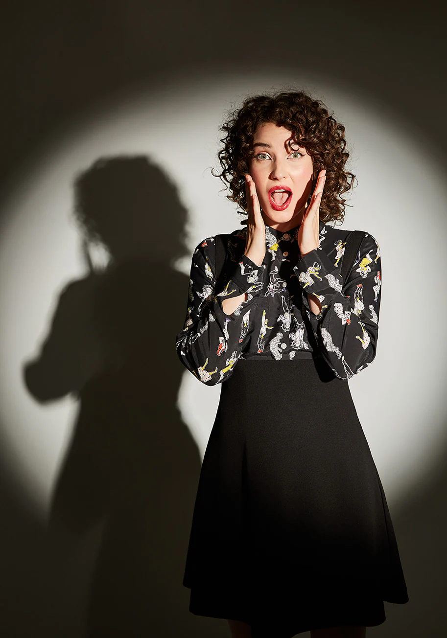 Pristine Dreams Button-Up Shirt - Olabens