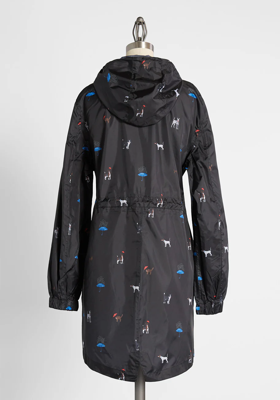 Pouring Cats and Dogs Rain Jacket - Olabens