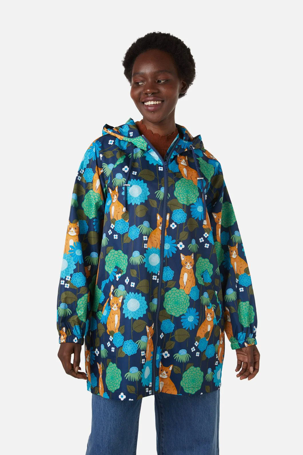 Cute Cats Rain Jacket - Olabens