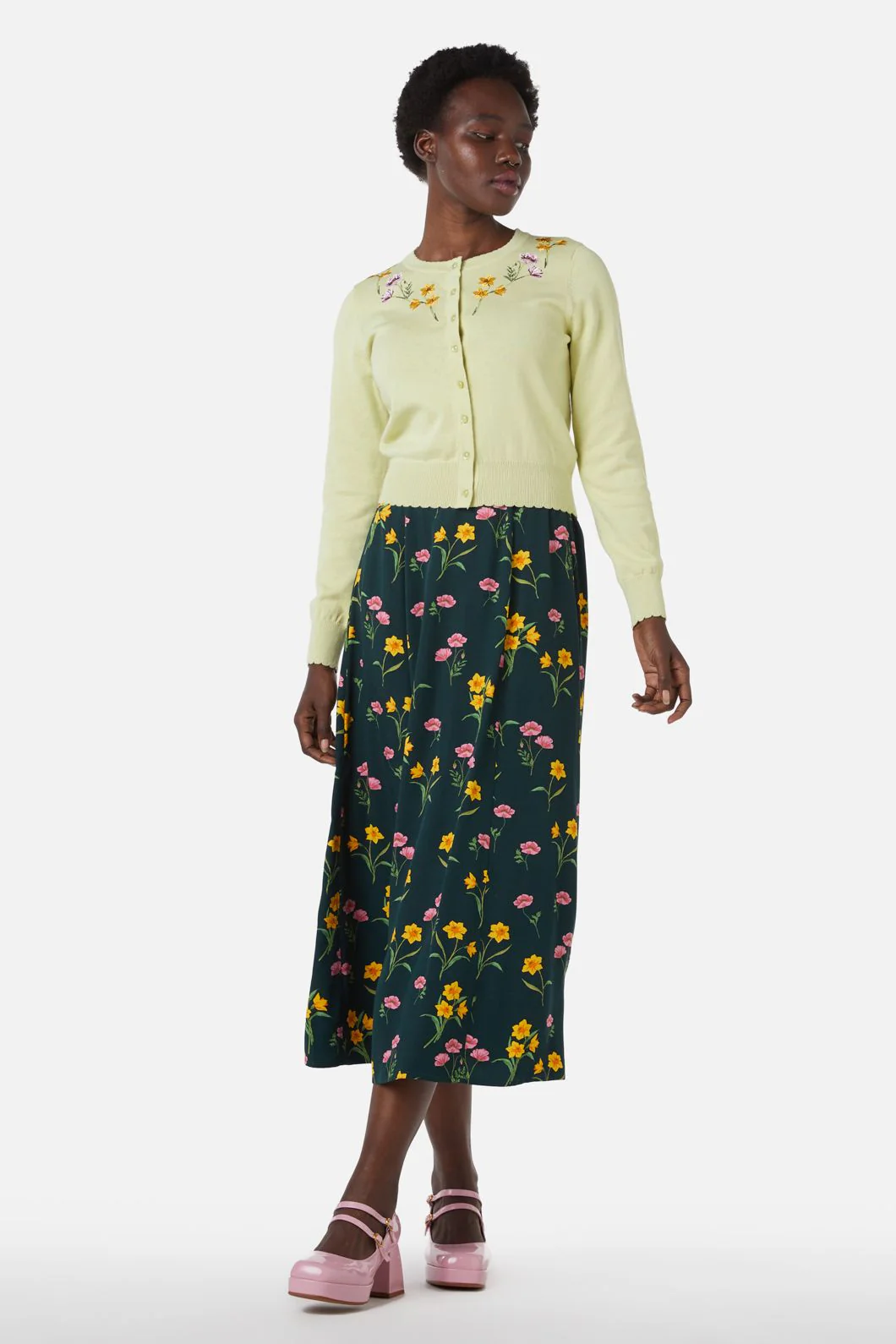 Poppy & Daffodil Cardi - Olabens