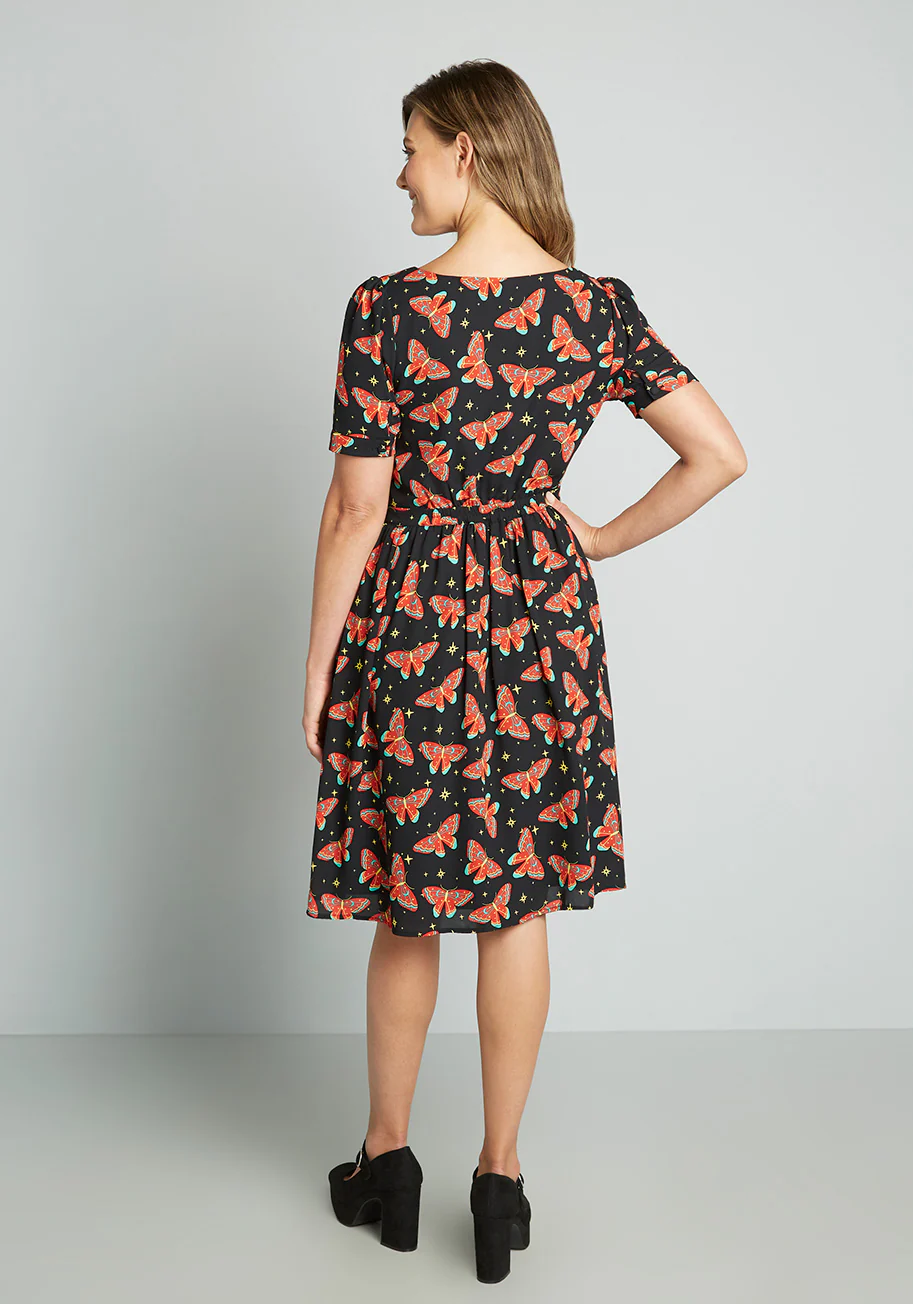 What's The Scoop A-Line Dress - Olabens