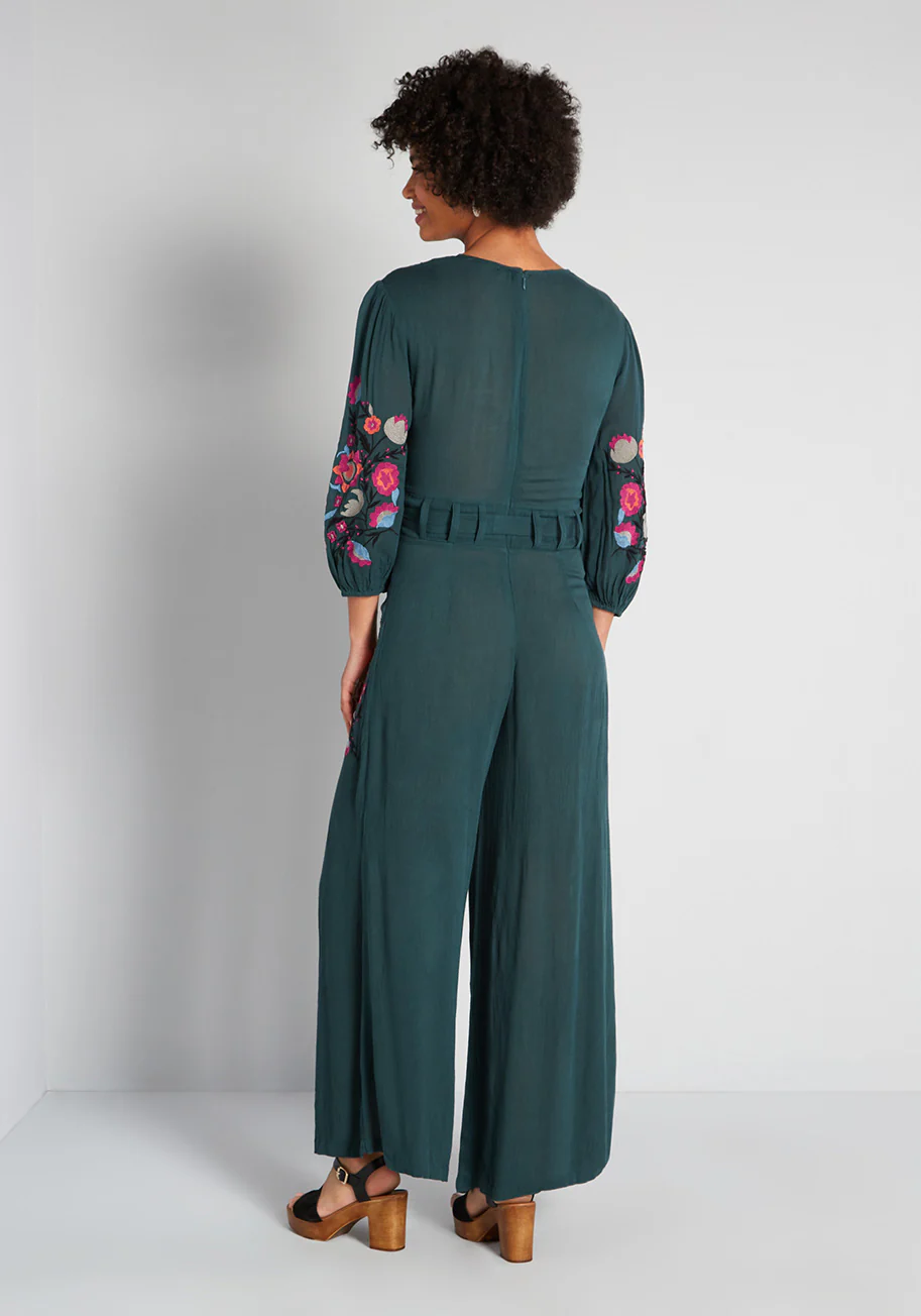 My Happy Place Wide-Leg Jumpsuit - Olabens