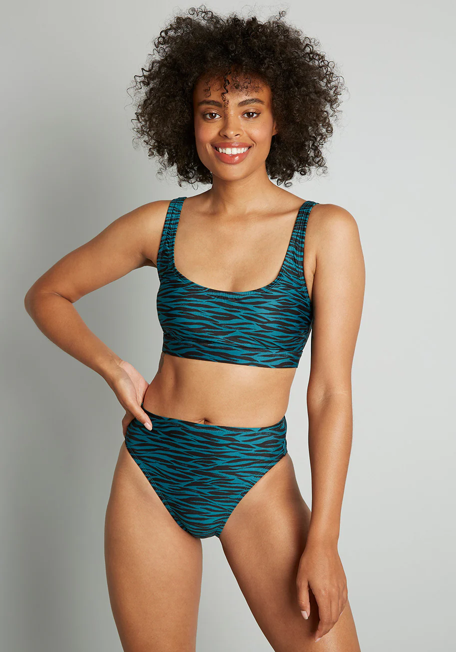 The Franky High-Waisted Bikini Bottom - Olabens