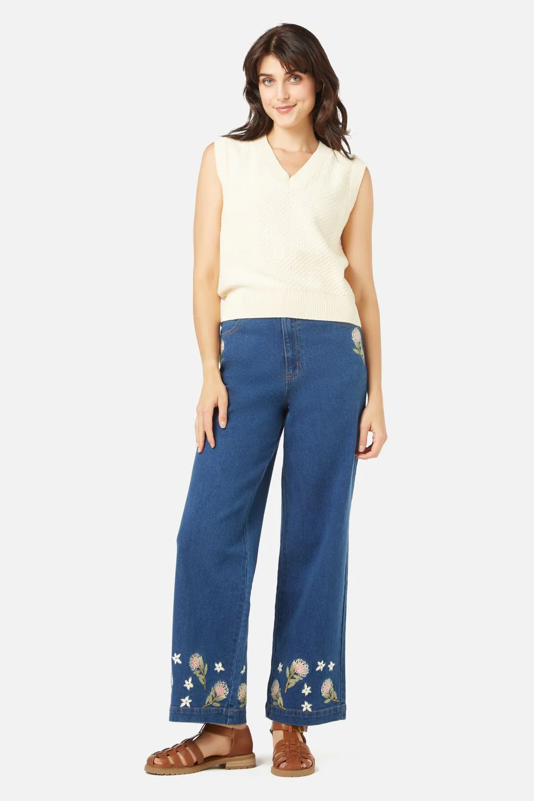 Avery Knit Vest - Olabens