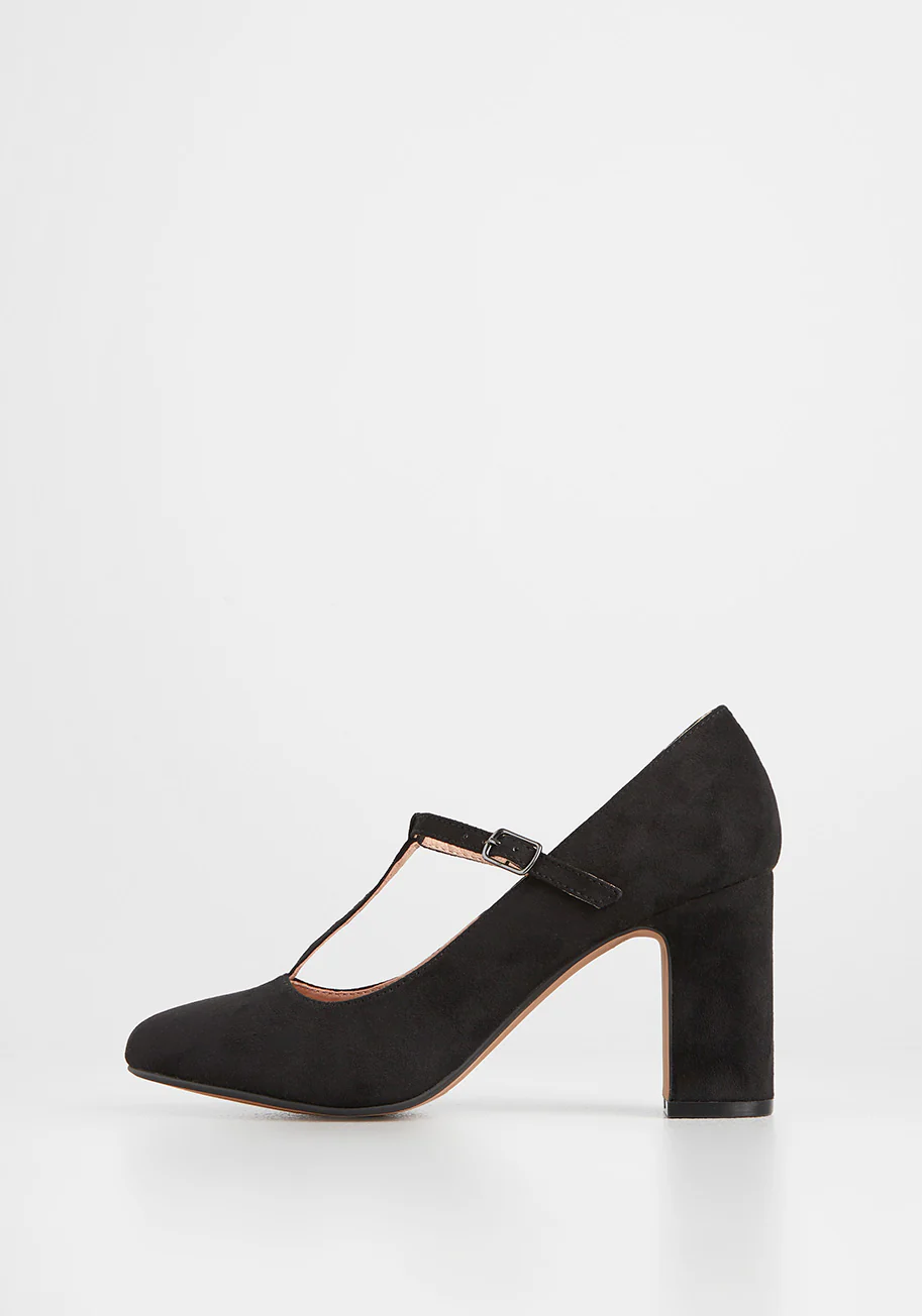 Simple Pleasantries T-Strap Heel - Olabens