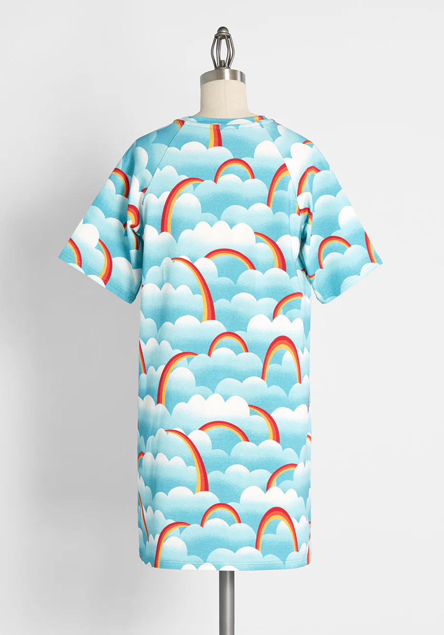 On Cloud Mine! T-Shirt Dress - Olabens