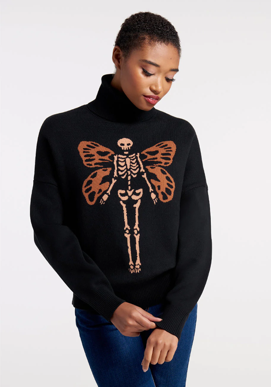 Fairies Can Be Scary Turtleneck Sweater - Olabens