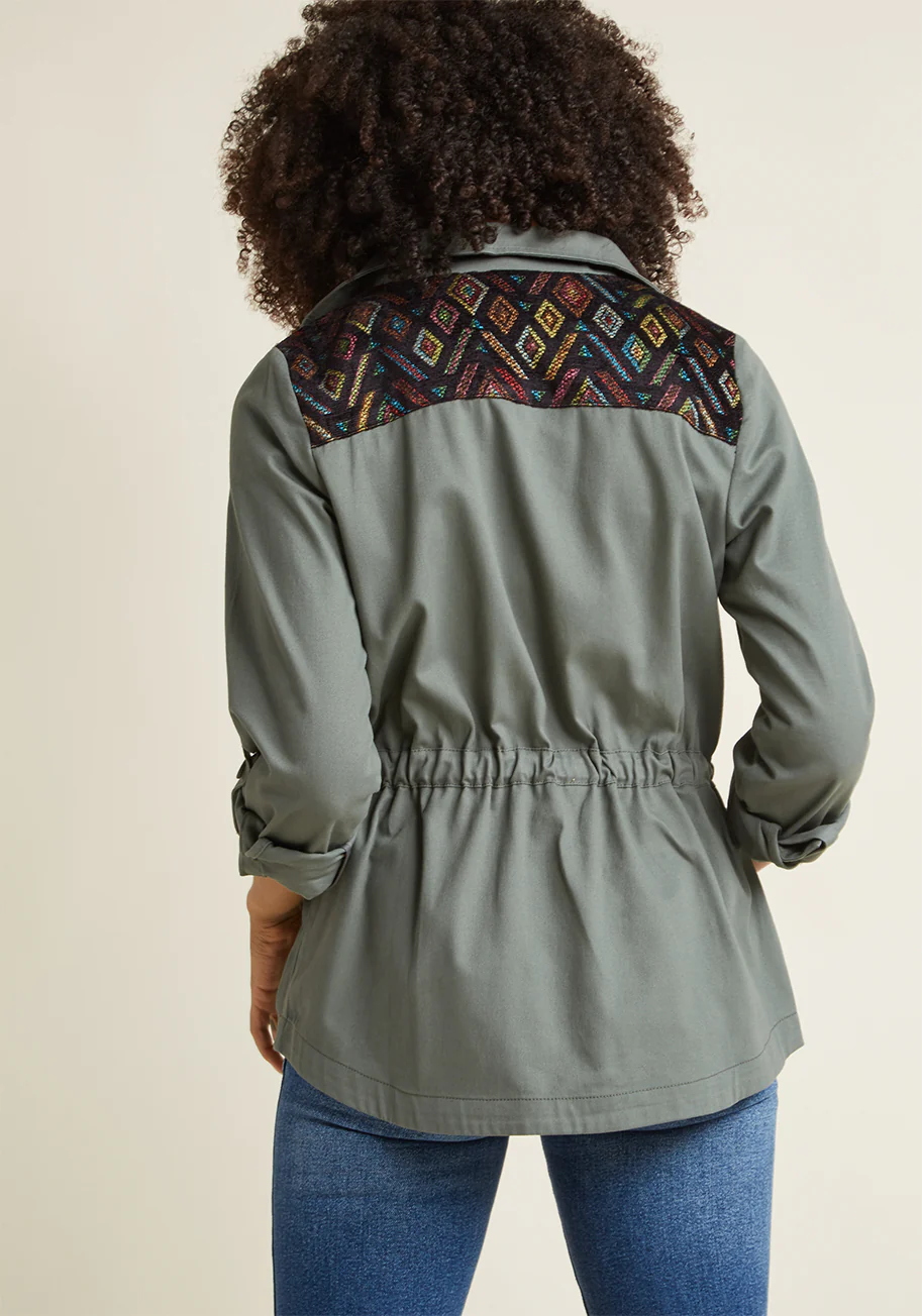 Keep a Woven Mind Jacket - Olabens