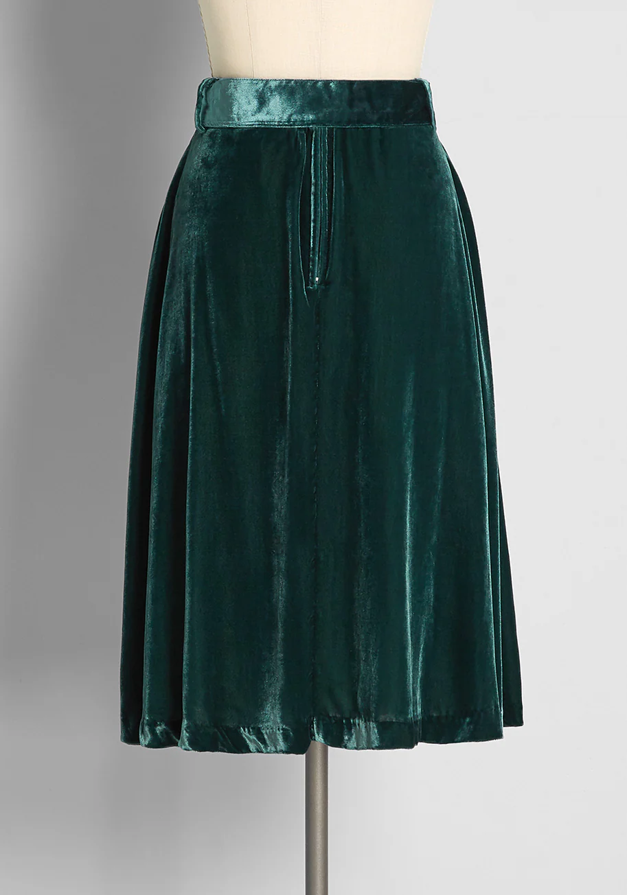 Perfect Timing Belted Midi Skirt - Olabens