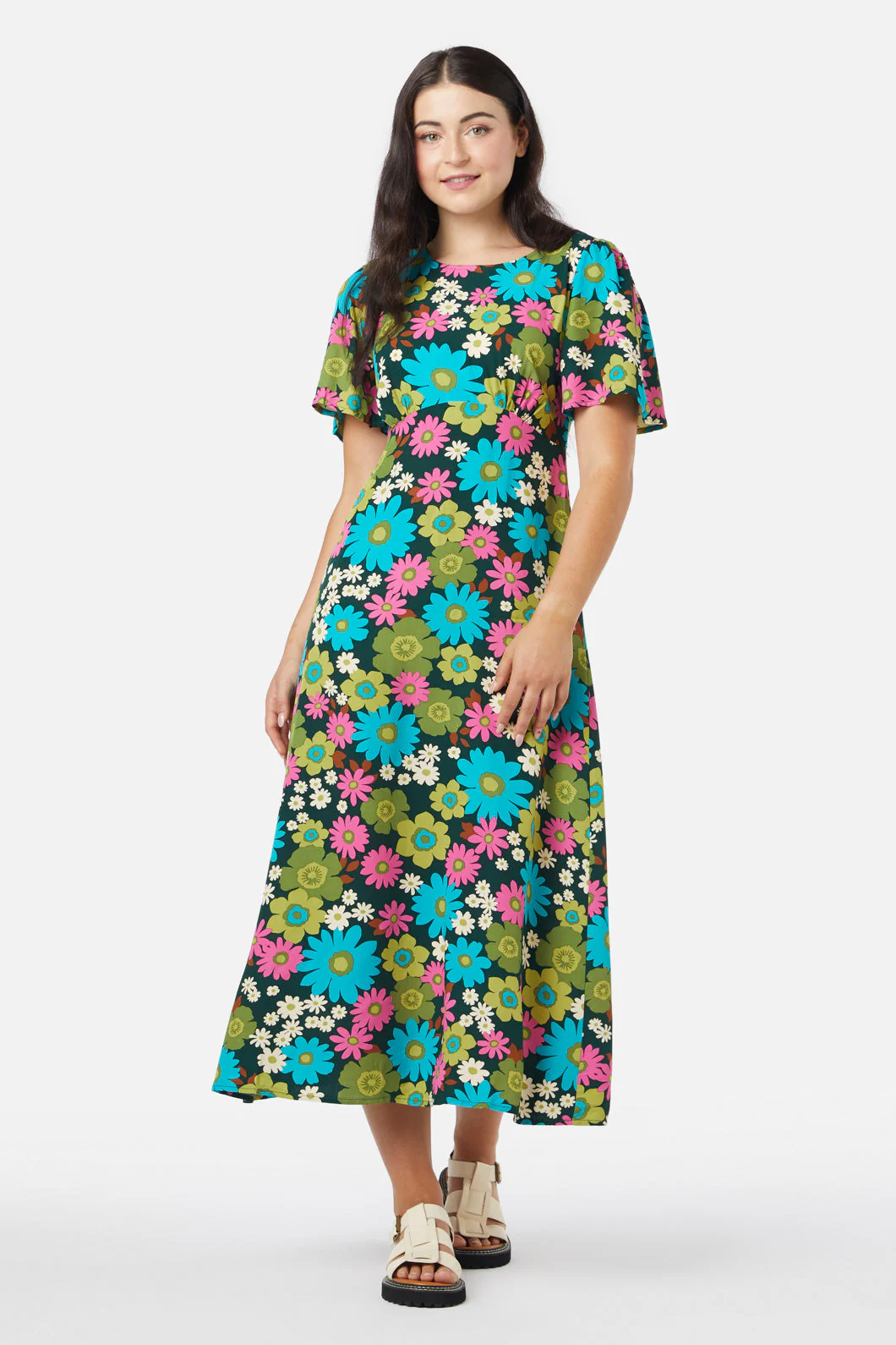 Pattie Floral Maxi Dress - Olabens