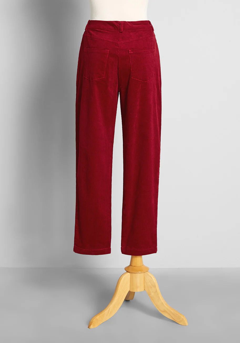 Ruddy Radiance Cord Pants - Olabens