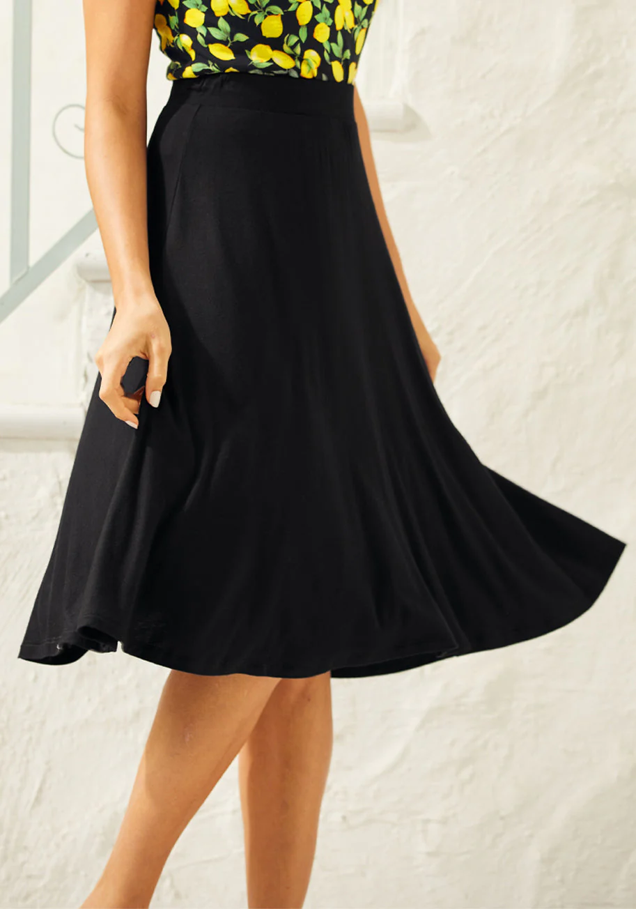 Excellence Attained Knit A-Line Skirt - Olabens