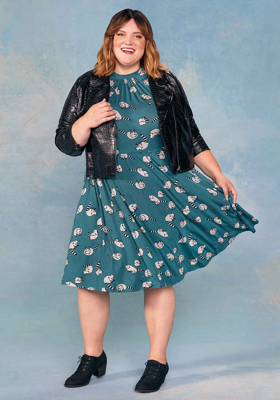 Print Appeal Midi Dress - Olabens