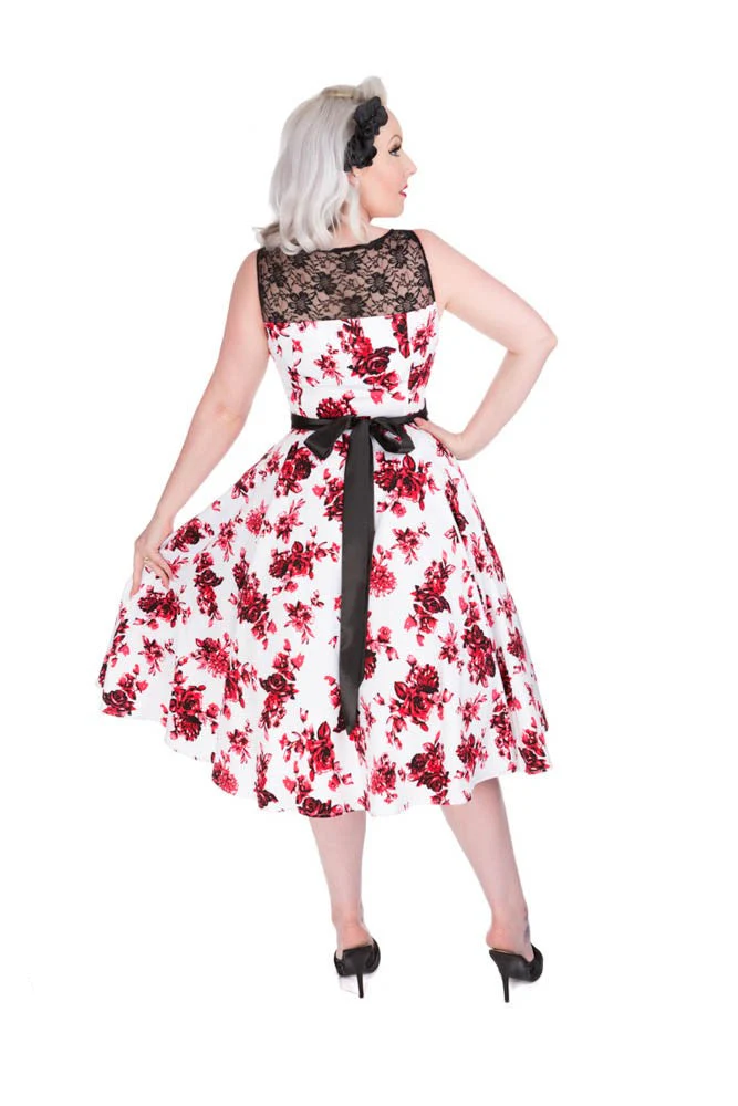 3238 White China Doll Party Dress - Olabens