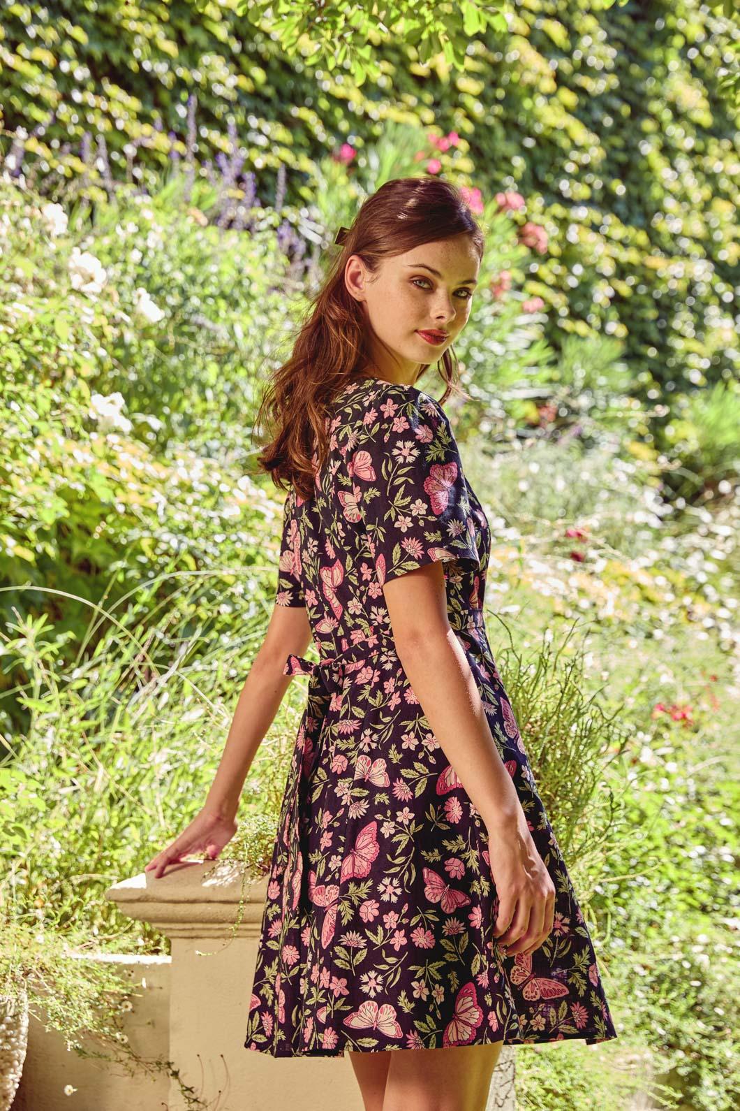 Yvette Butterfly Mini Dress - Olabens