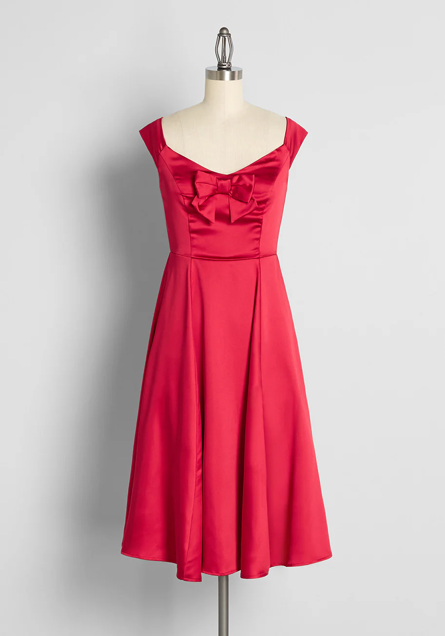 The Prettiest Present Swing Dress - Olabens