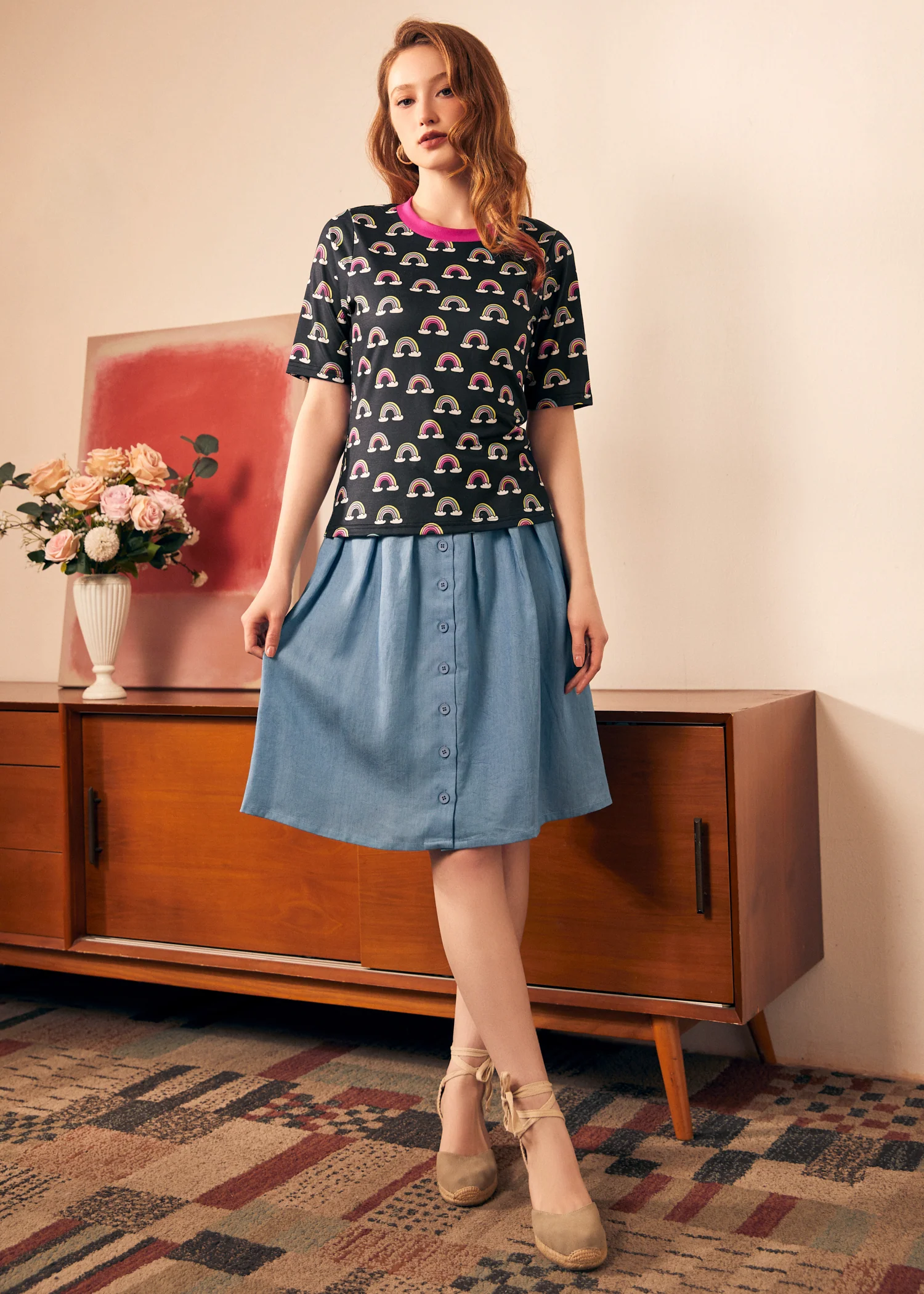 Lucky Charm Rainbow Tee - Olabens