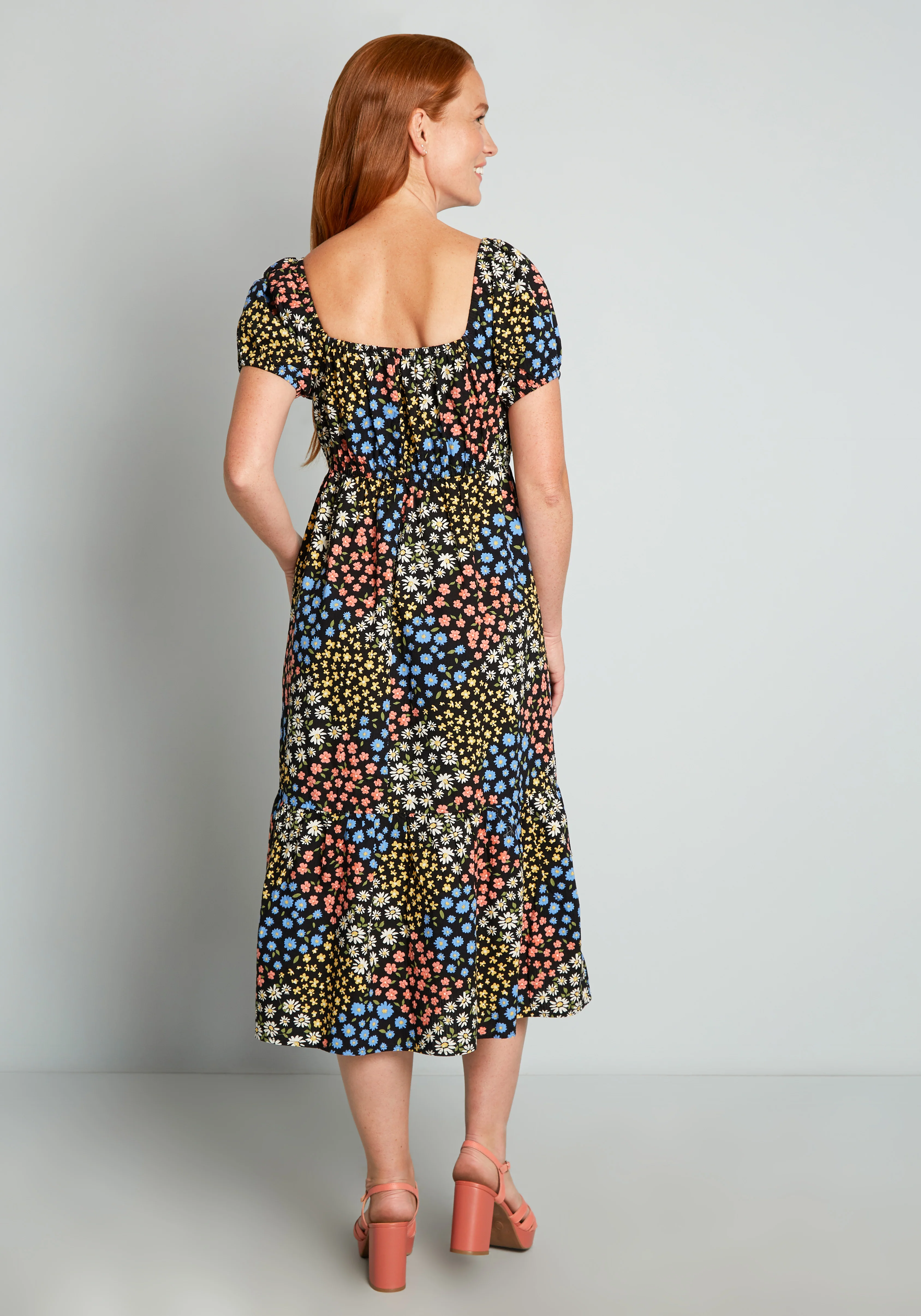 Sweetness In The Air Midi Dress - Olabens