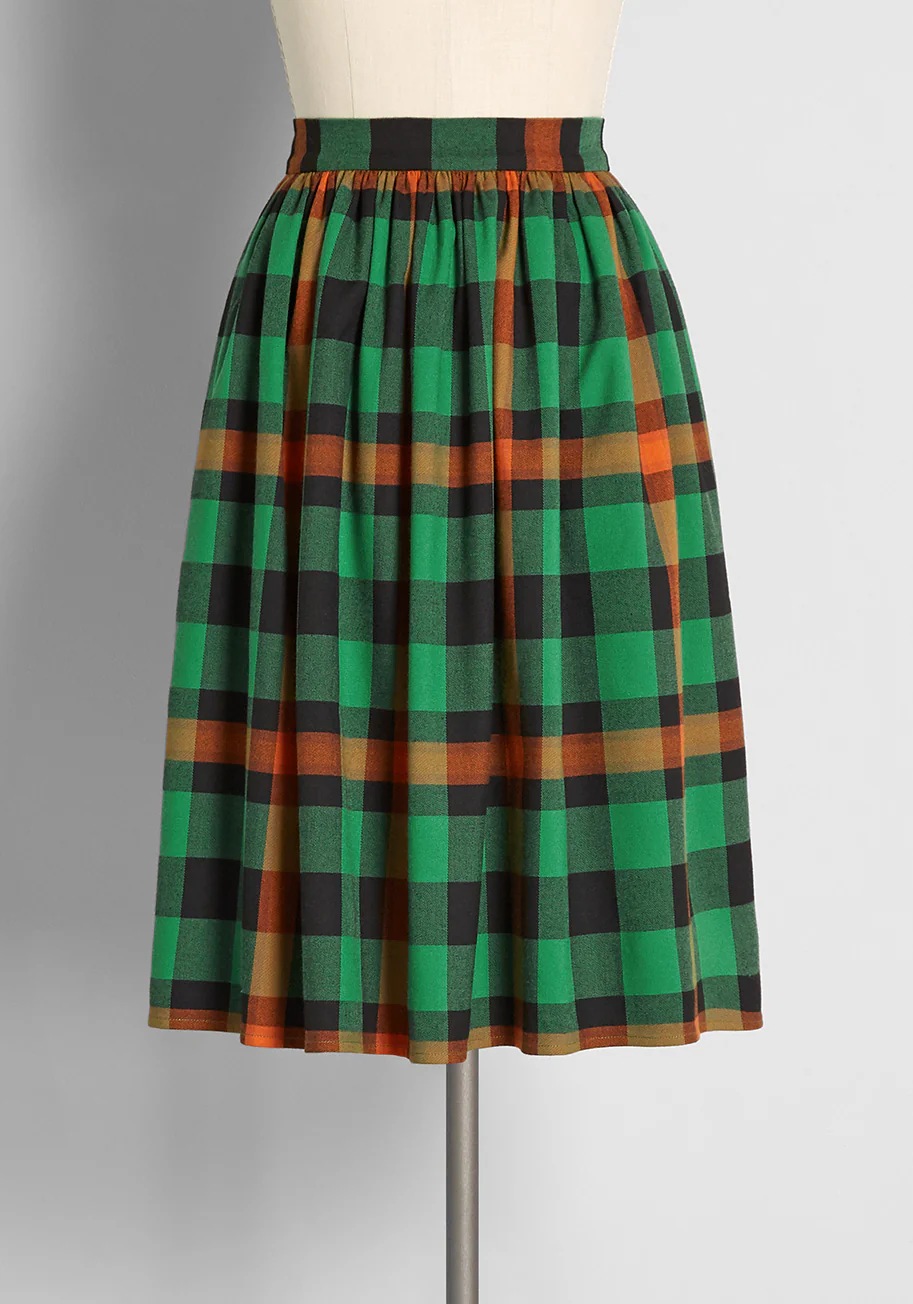 Isnyt x Collectif Fireplace Stories Swing Skirt - Olabens