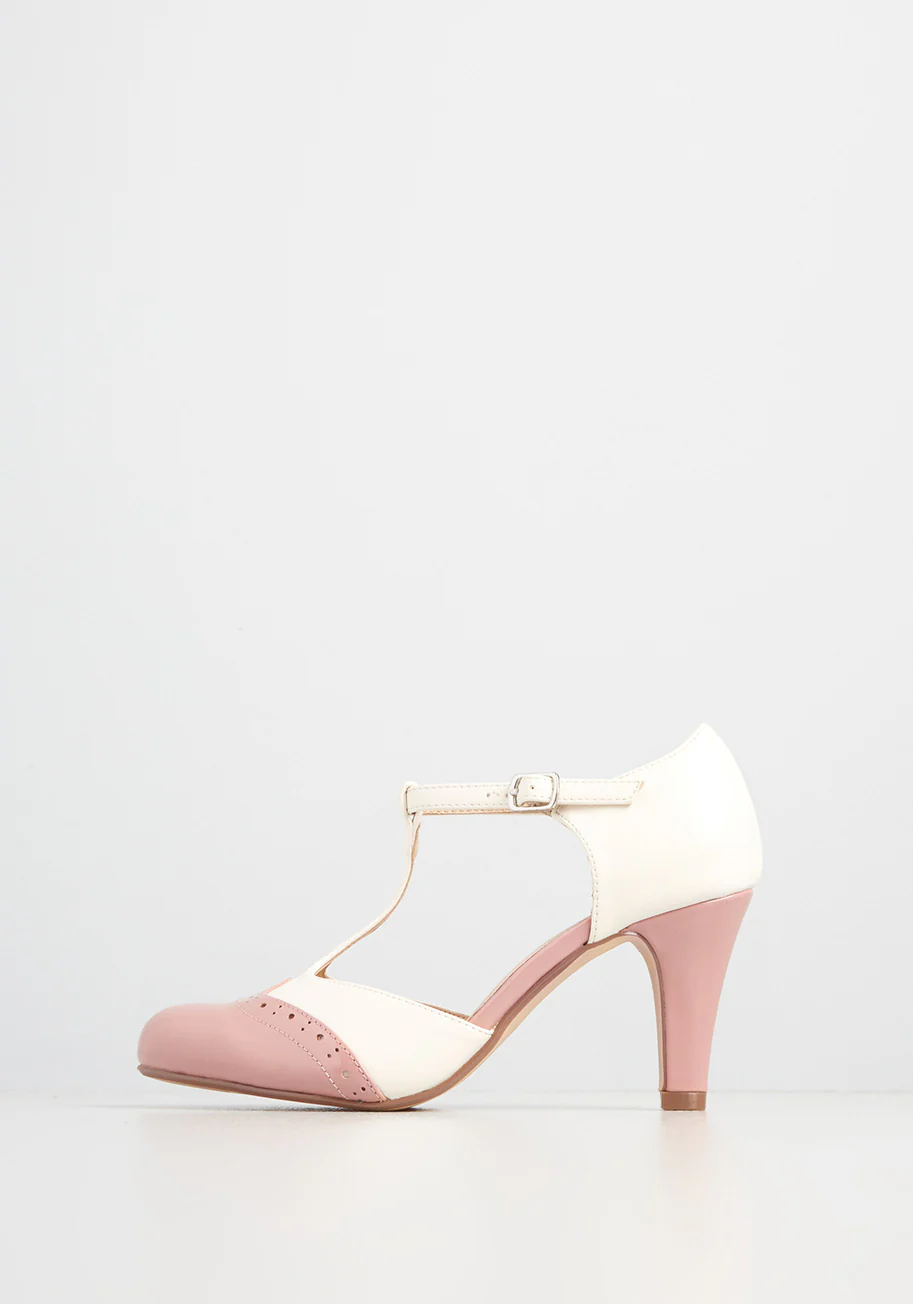 Primed For Playfulness T-Strap Heel - Olabens