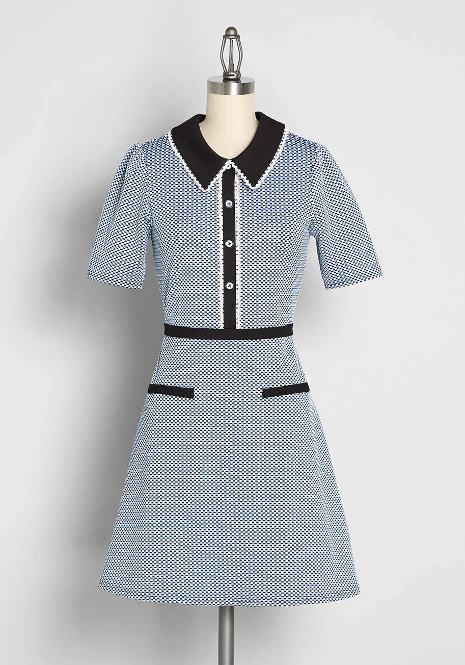 Taking My Mod Abroad A-Line Dress - Olabens