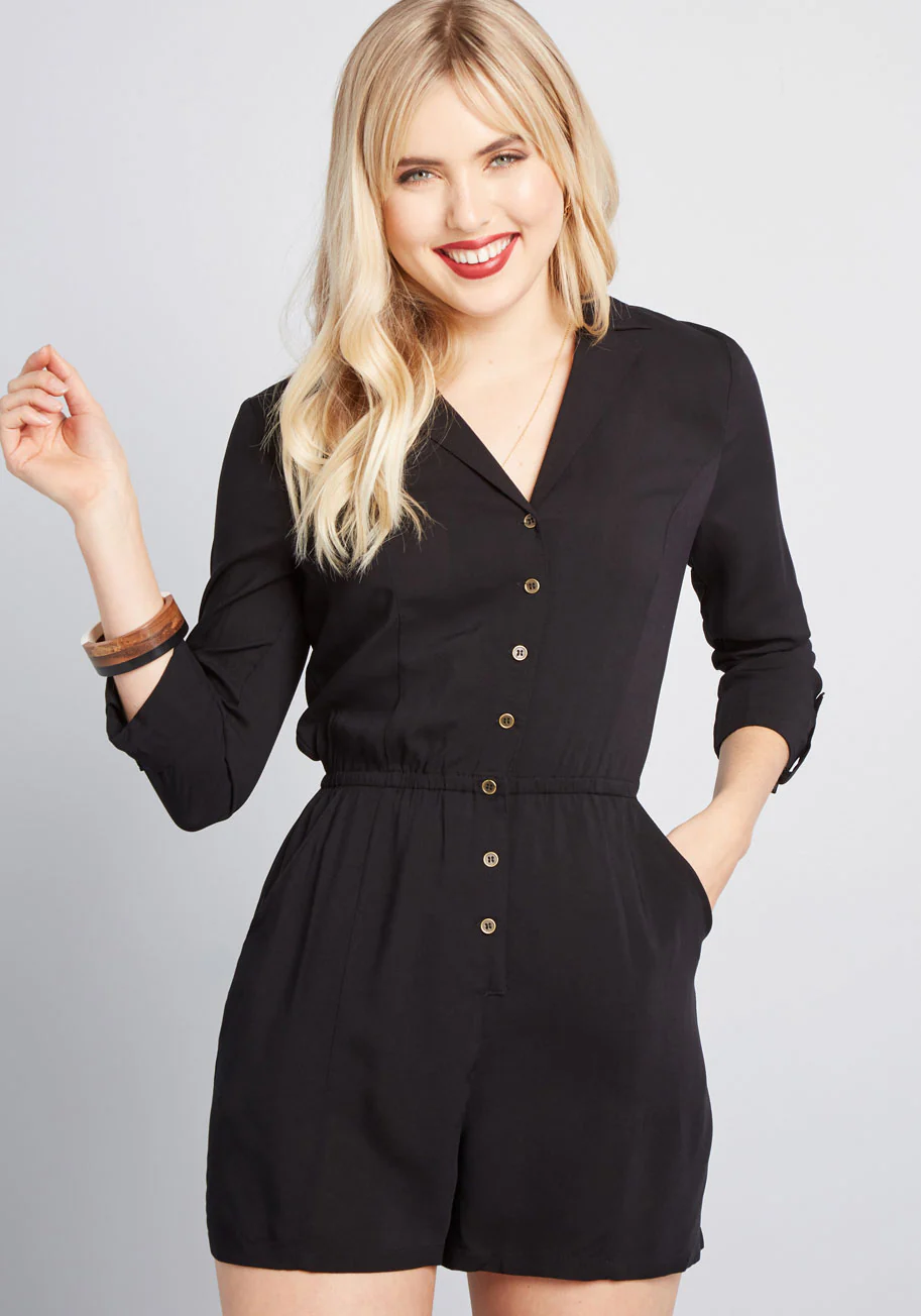 So Field With Joy Romper - Olabens