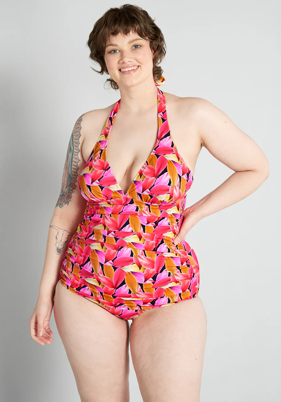 The Bathing Bombshell One-Piece Swimsuit - Olabens