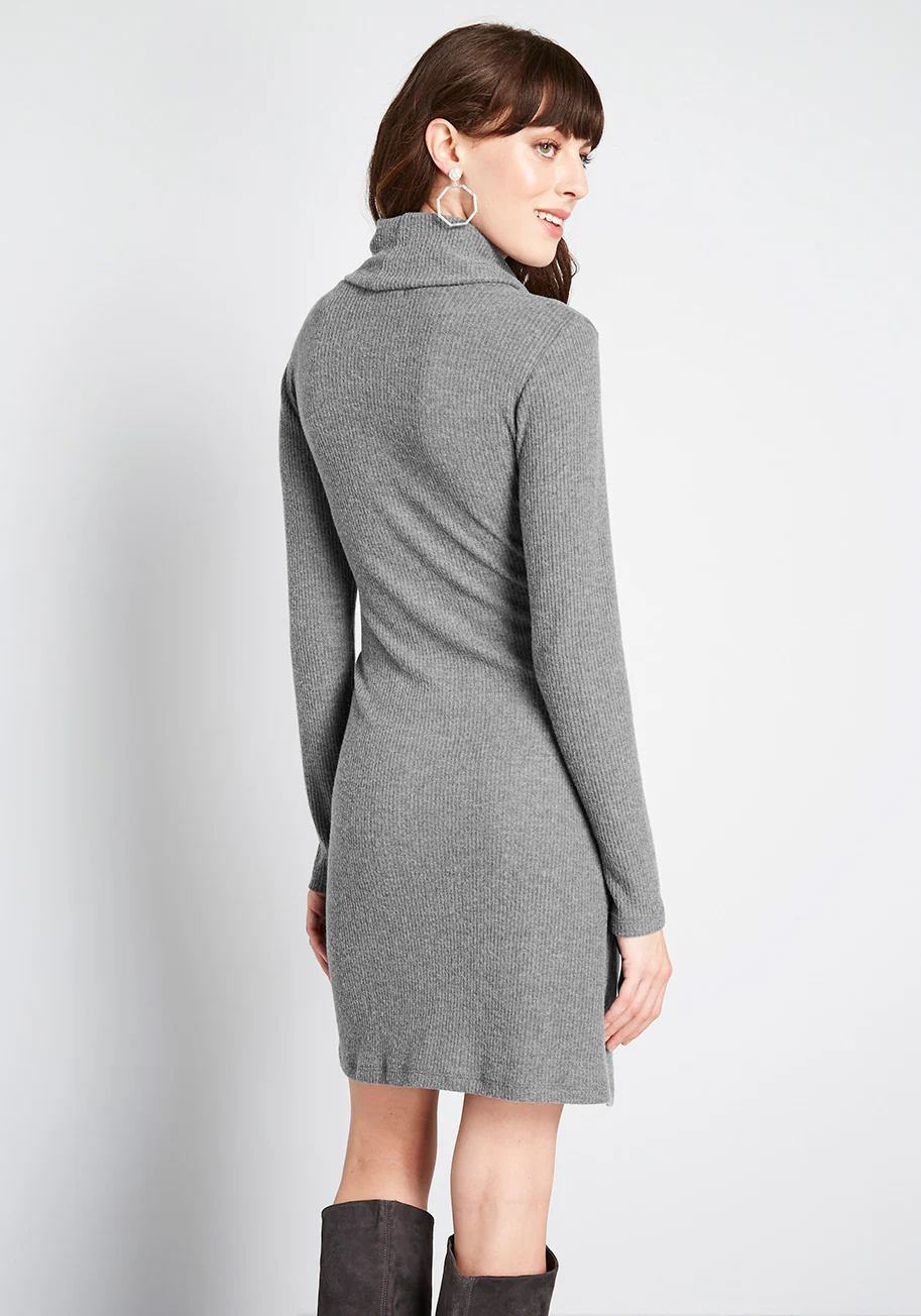 Cowl On Me Sweater Dress - Olabens