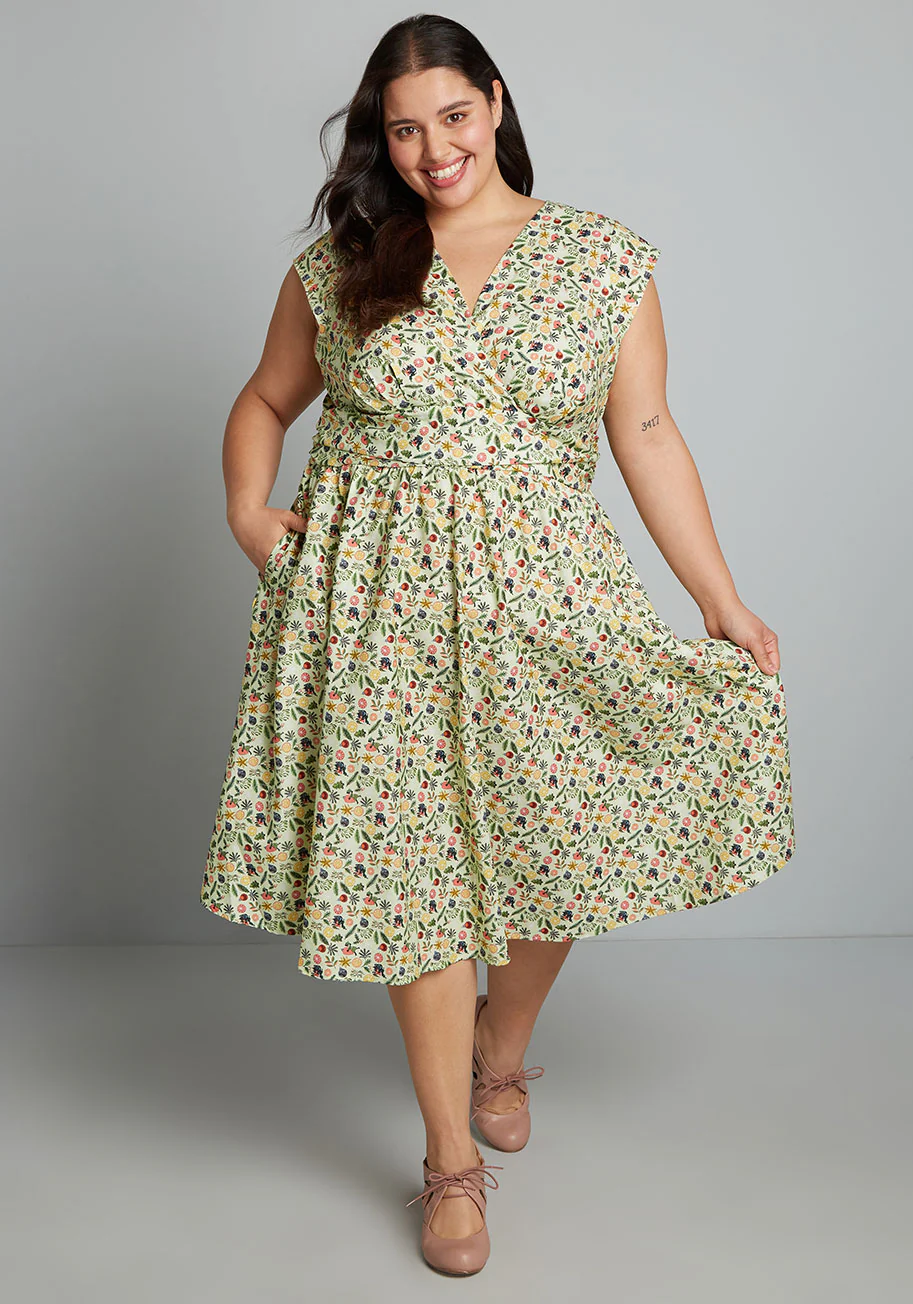 Isnyt X Retrolicious Holiday Magic Makers A-Line Dress - Olabens