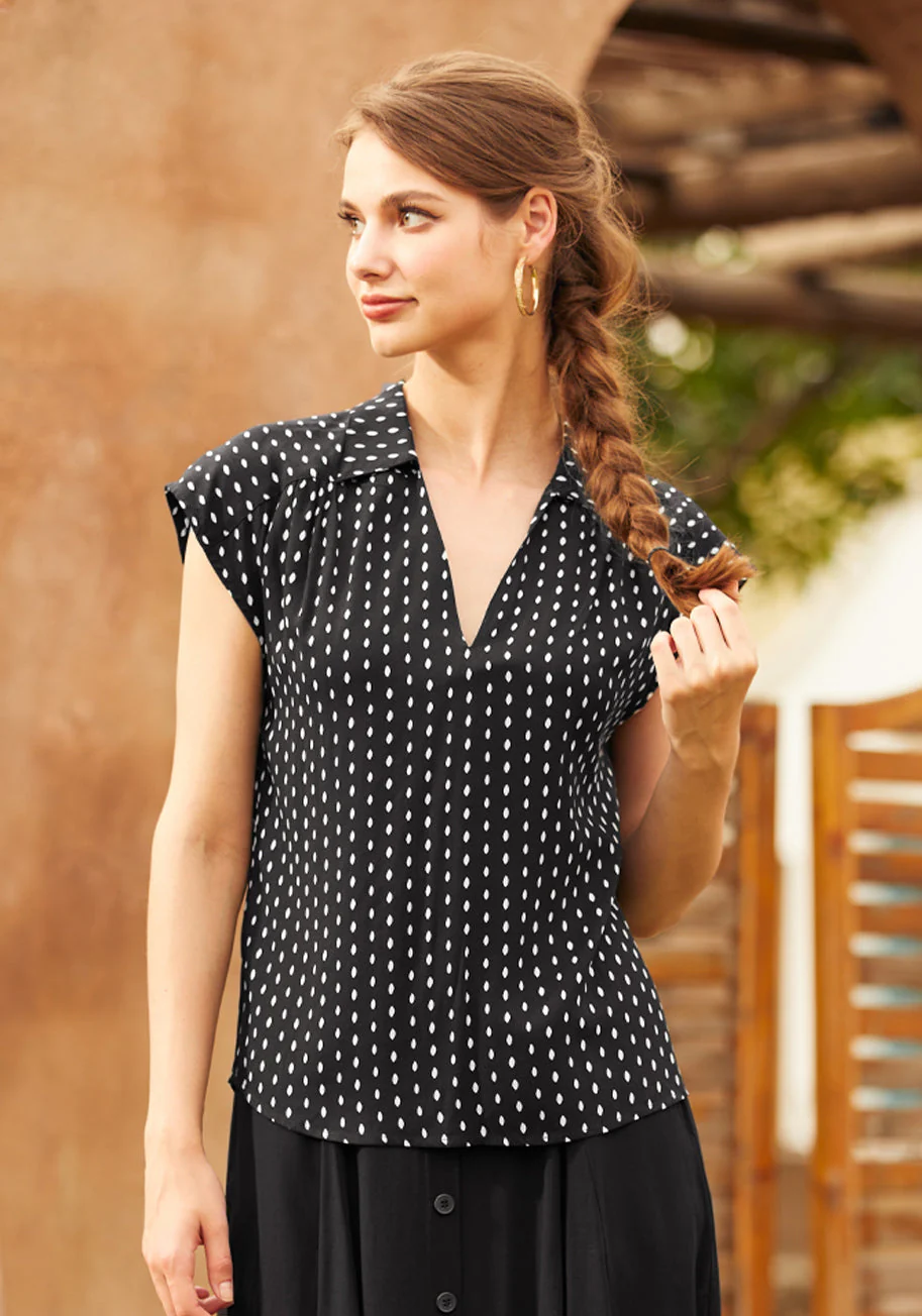 Glad You Collared Blouse - Olabens