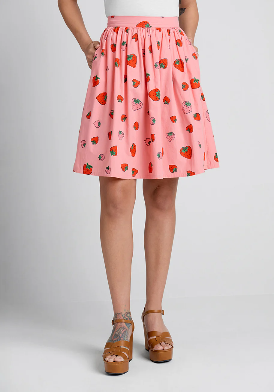 More Than Charming Cotton Skirt - Olabens