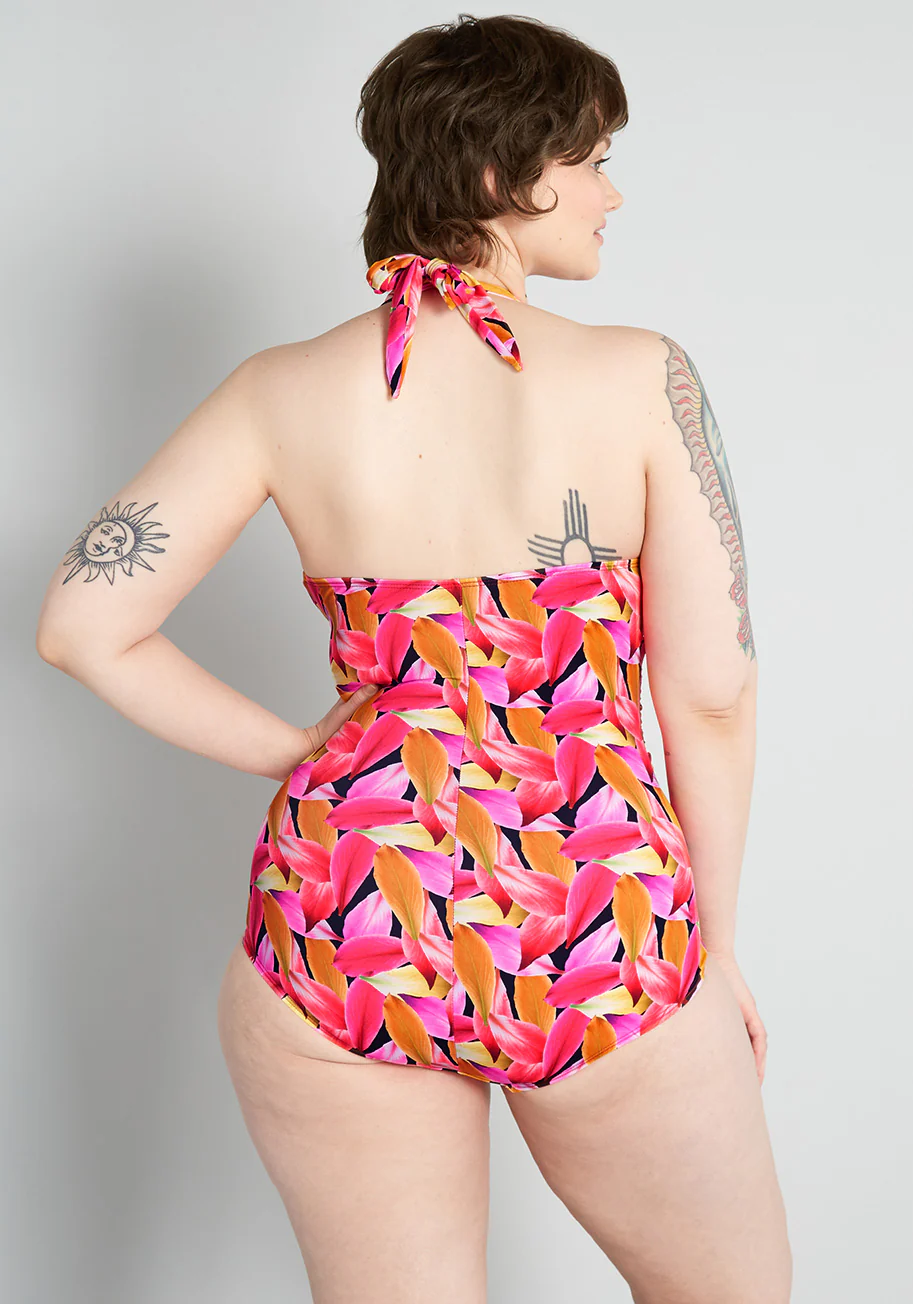 The Bathing Bombshell One-Piece Swimsuit - Olabens