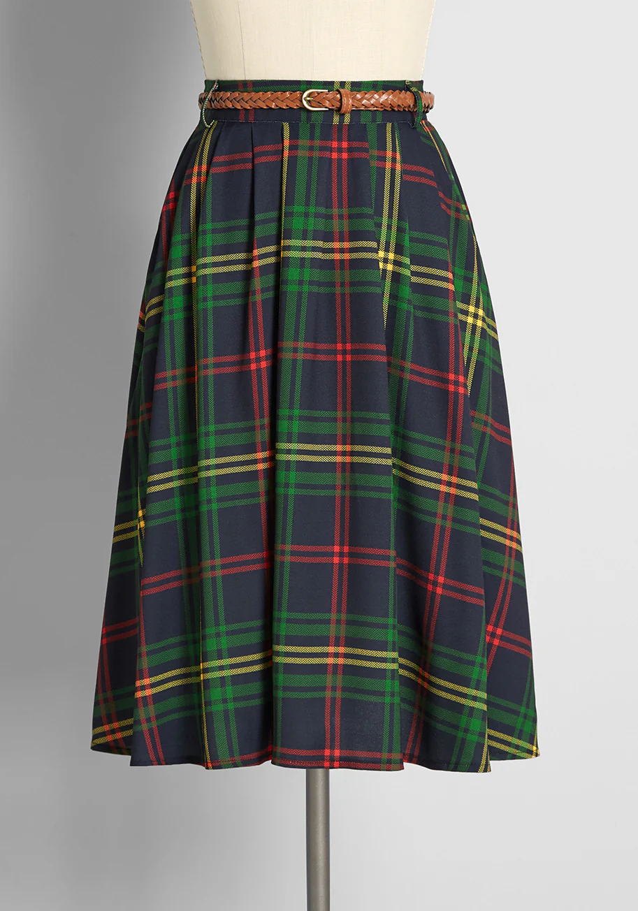 Breathtaking Tiger Lilies Midi Skirt - Olabens