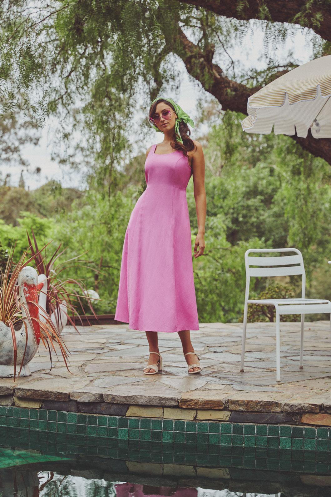 Zina Midi Dress - Olabens