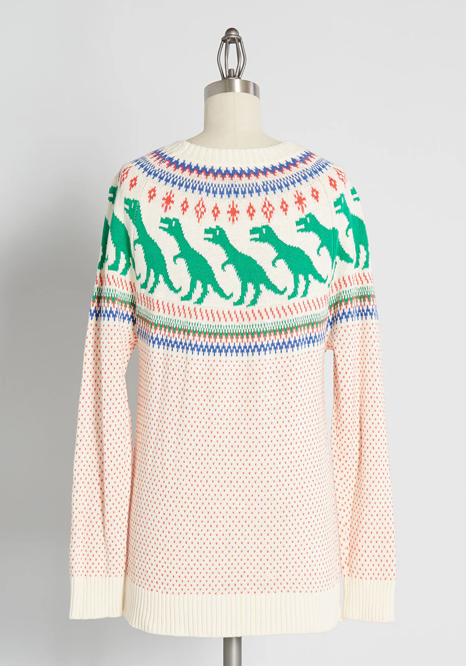 Rawr Ambition Fair Isle Sweater - Olabens