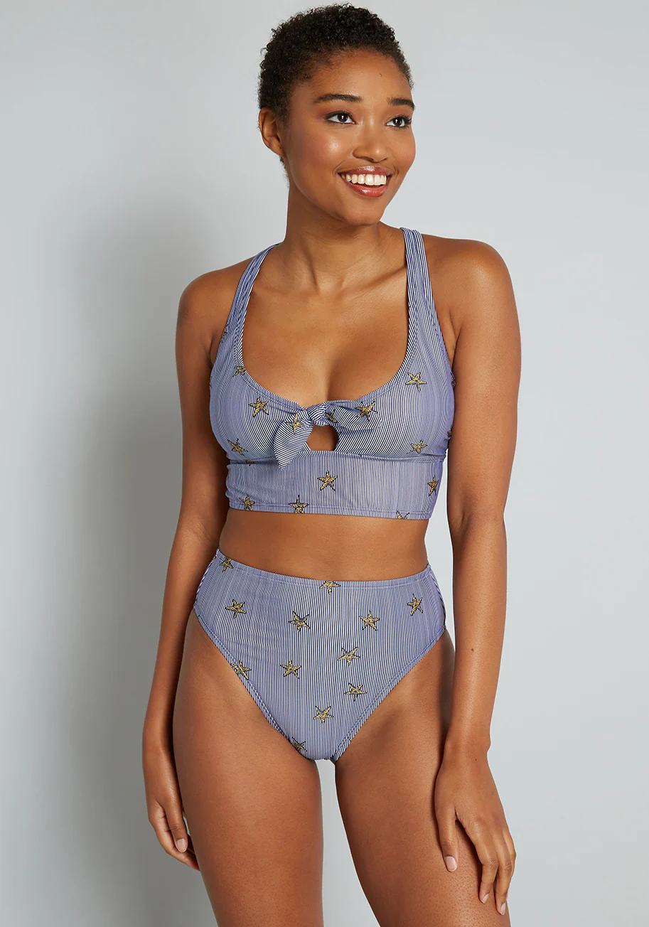 The Franky High-Waisted Bikini Bottom - Olabens