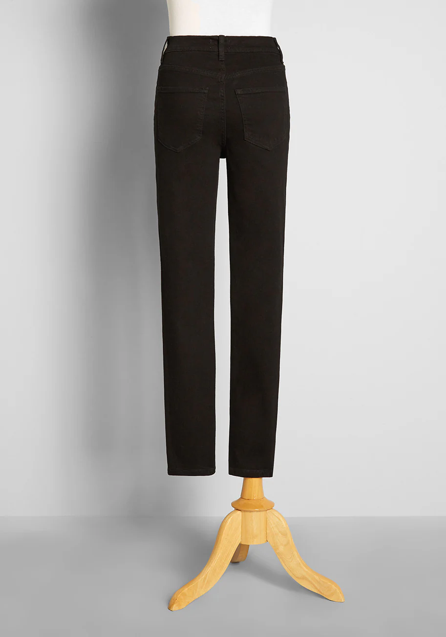 Most Important Function Button-Fly Skinny Jeans - Olabens