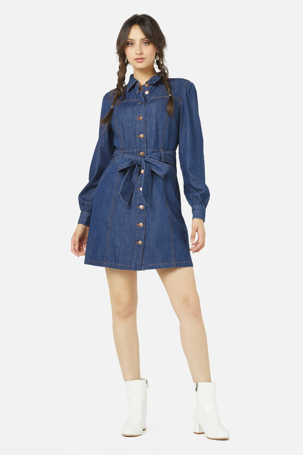 Tansy LS Mini Dress - Olabens