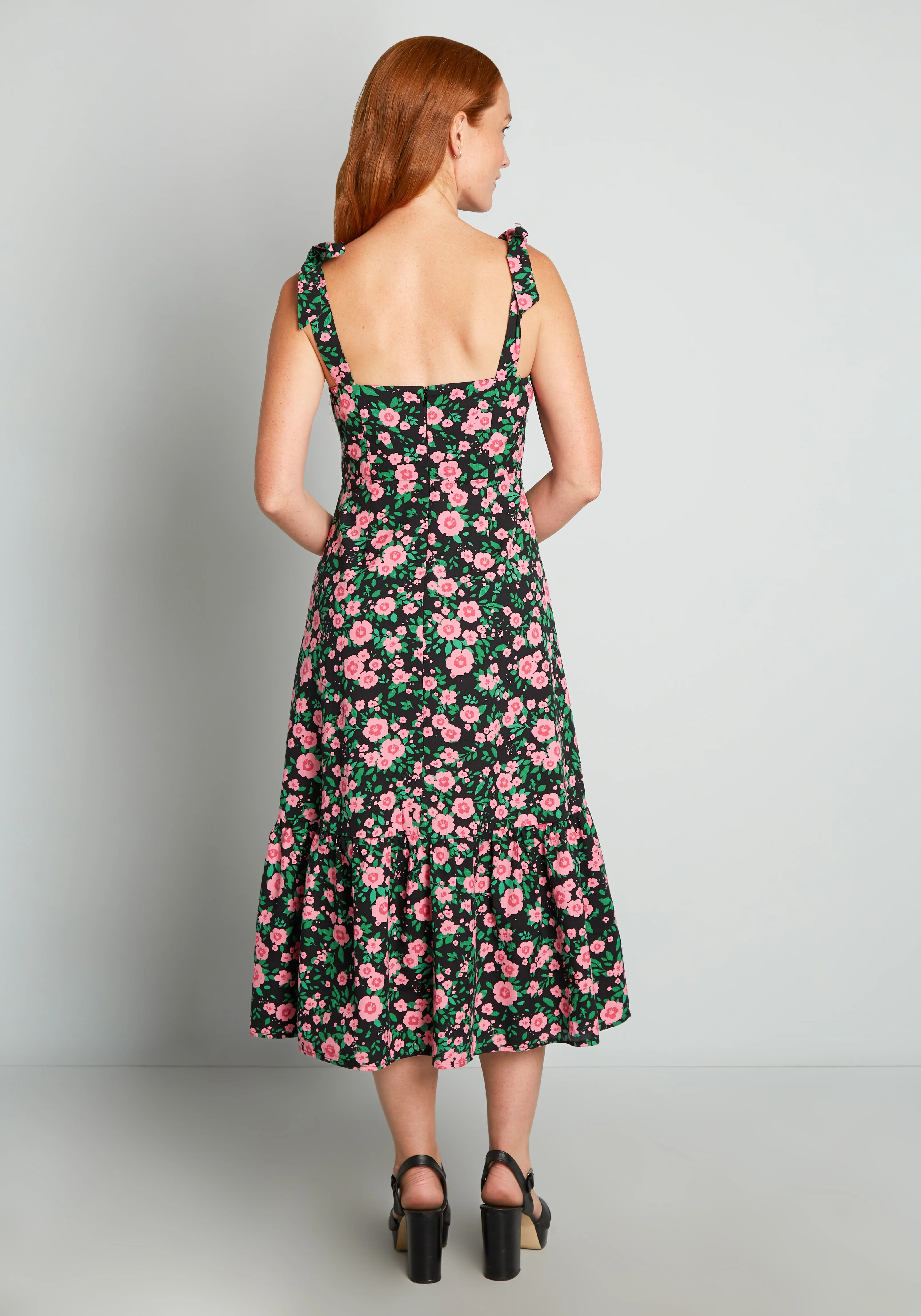 Ka-Bloom! Midi Dress - Olabens